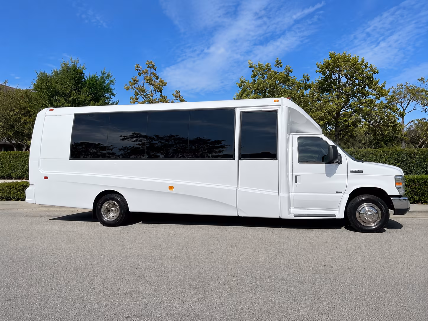 employee shuttle buses for santee business parks and corporate campuses