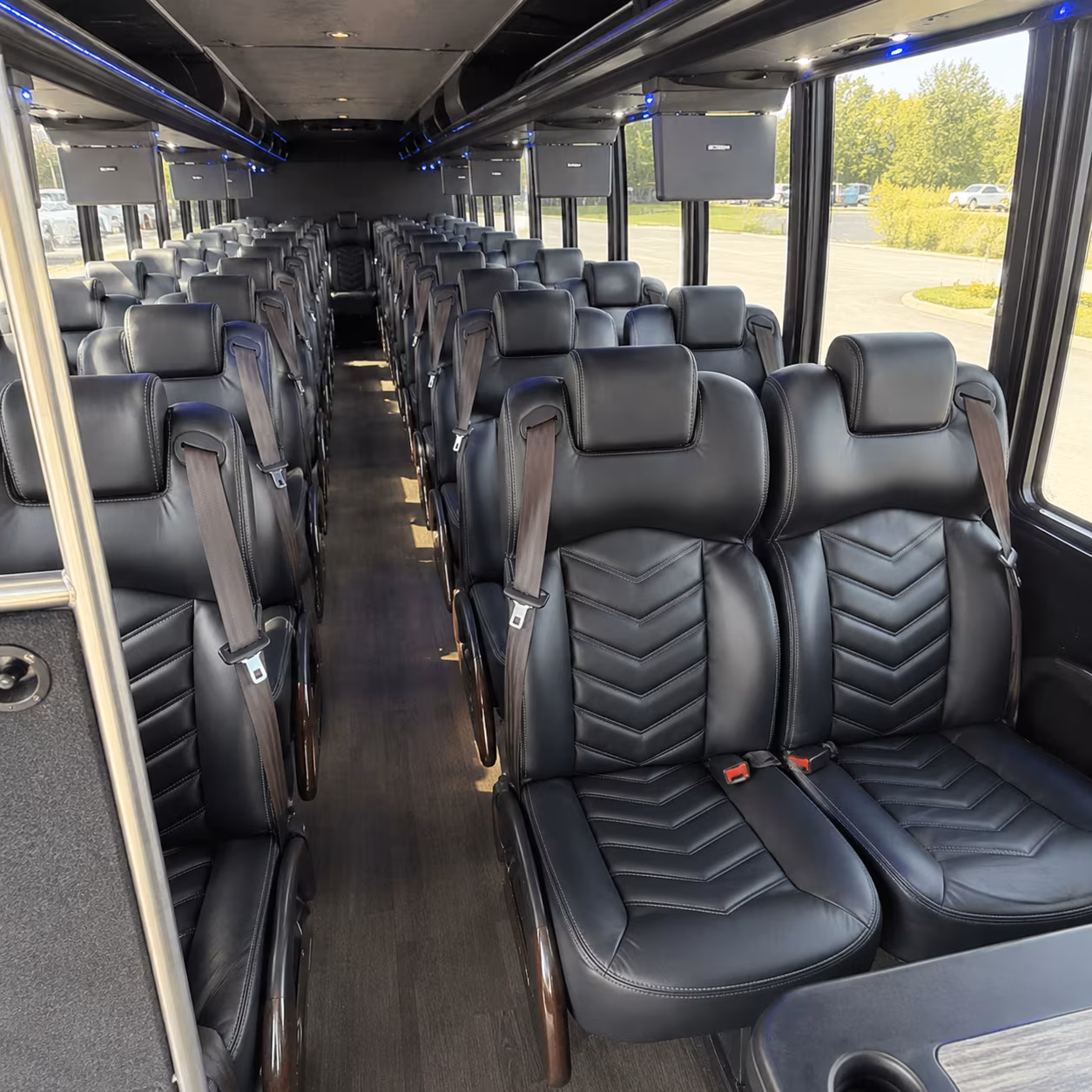 santee 25 passenger minibus inside