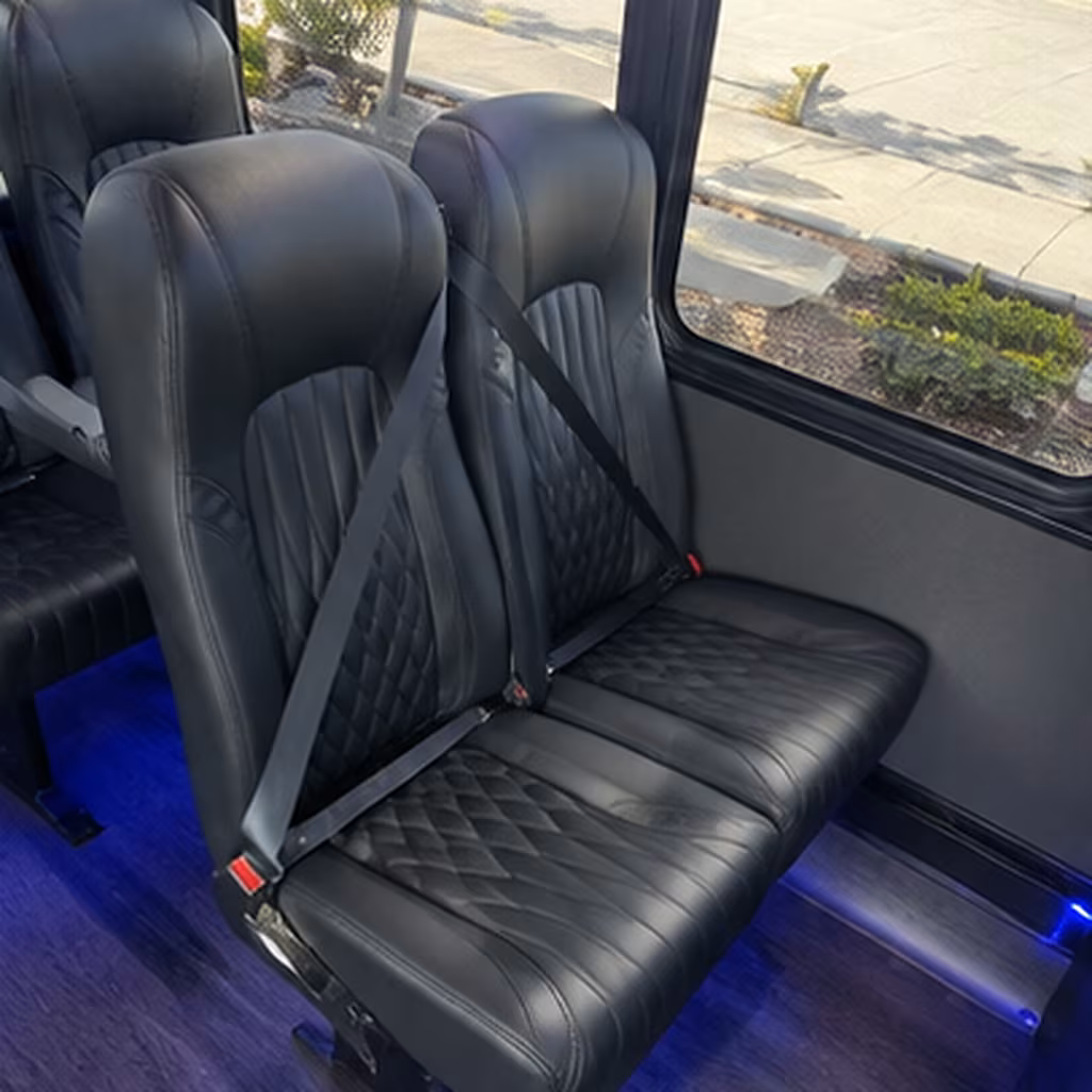 santee 30 passenger minibus inside