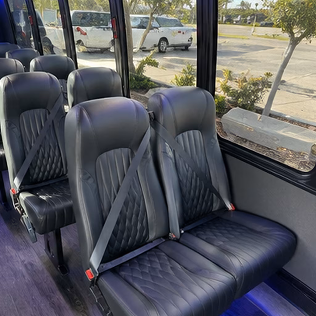 santee 30 passenger minibus interior