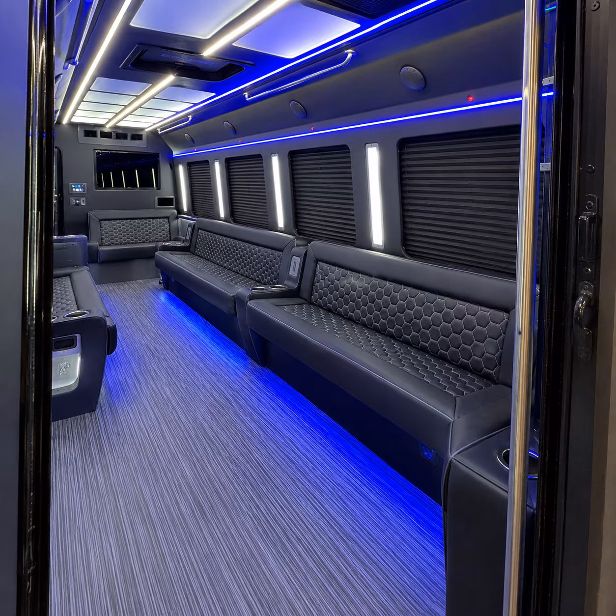 santee party bus rental interior