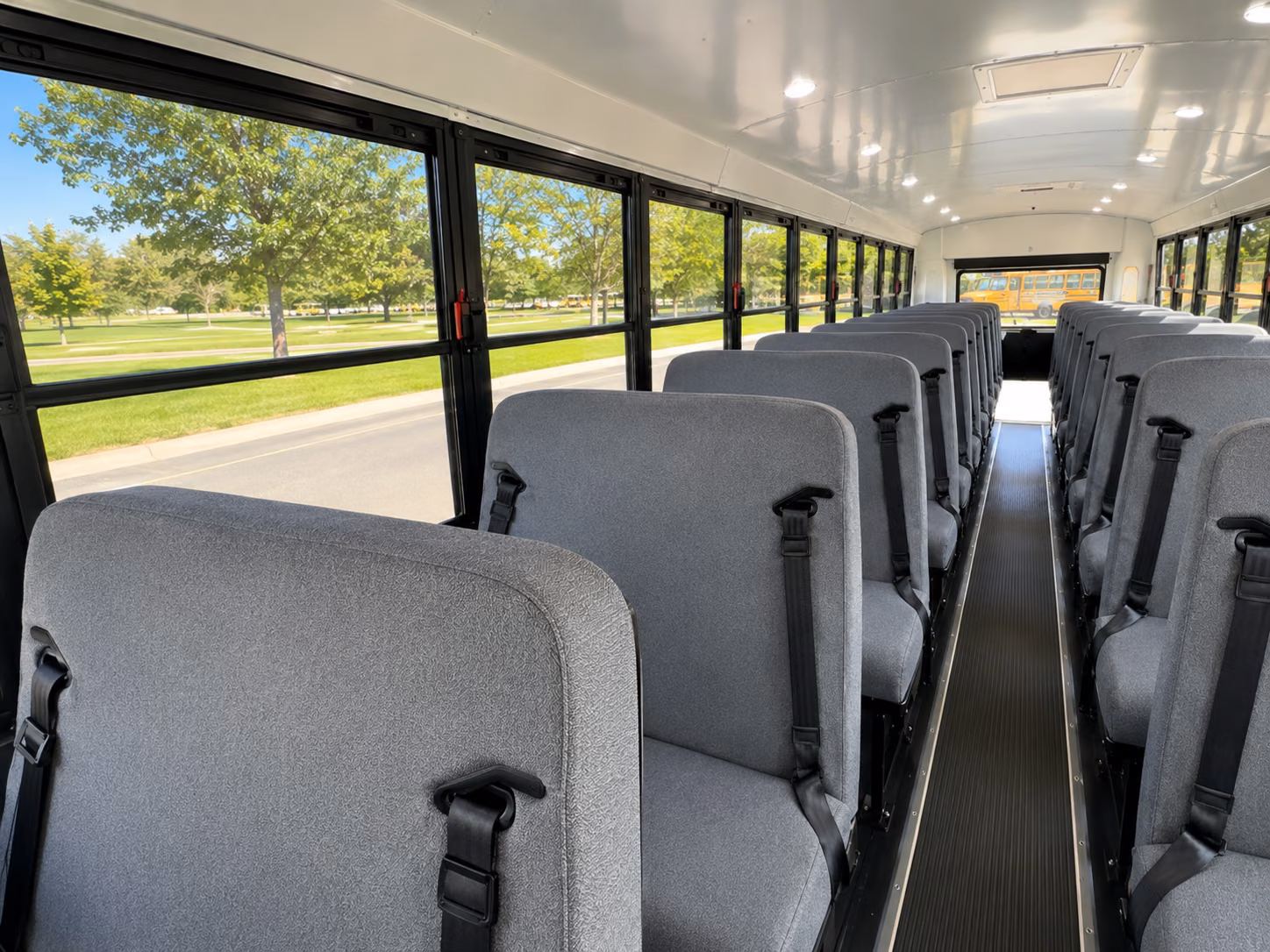 santee school bus inside