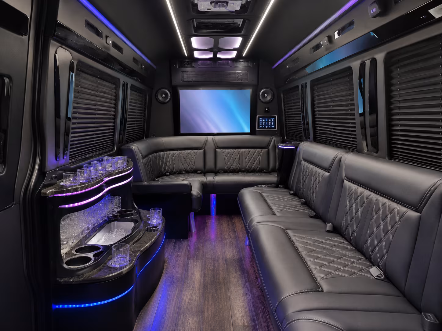 santee sprinter limousine interior