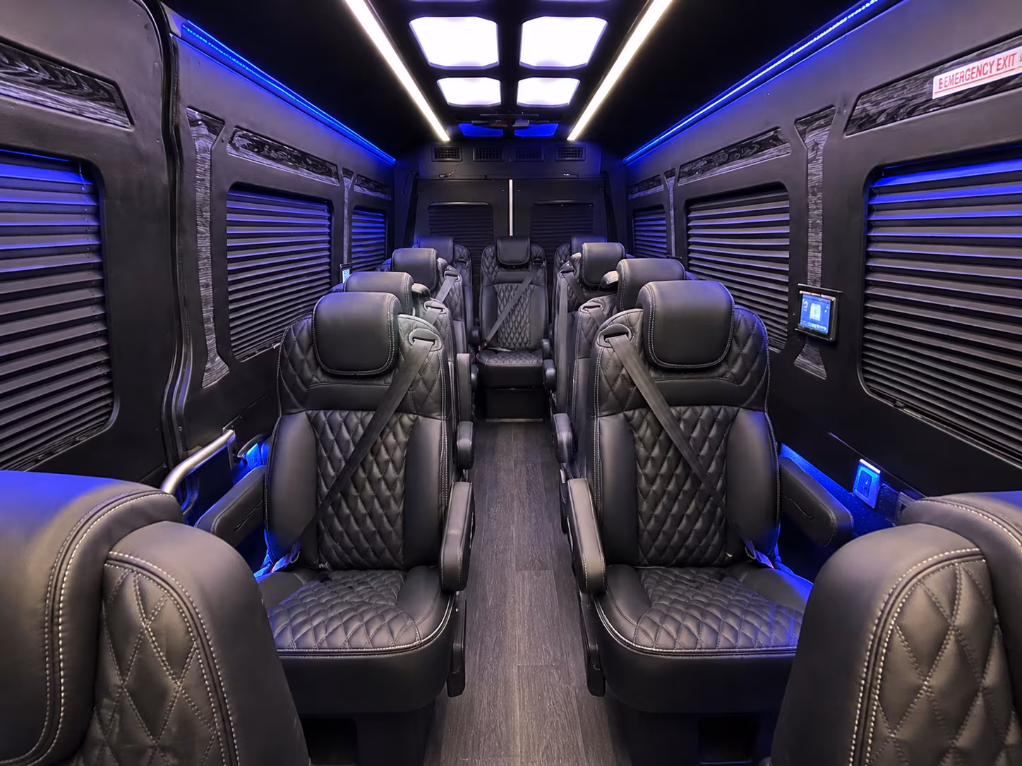 santee sprinter van with driver inside