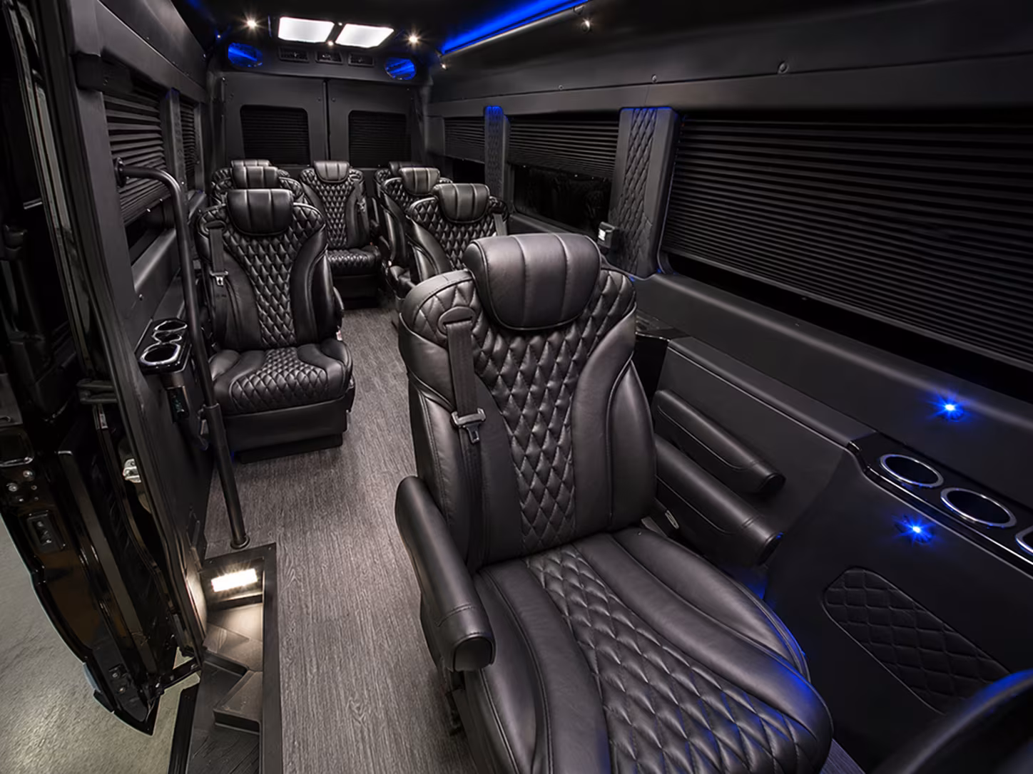 santee sprinter van with driver interior